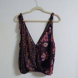 Women's Multicolor Patterned Top